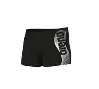 ARENA Herren Men's Wake Short Swim Trunks, Schwarz-Weiß, 9