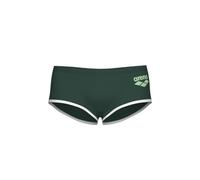 ARENA Herren One Men's Big Logo Low-Waist Swim Short Pool Practice Athletic Swimsuit Schwimm-Slips, Dunkles Salbei/Weiß, 32