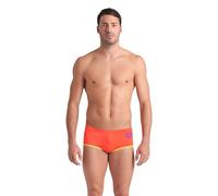 ARENA Herren One Men's Big Logo Low-Waist Swim Short Pool Practice Athletic Swimsuit Schwimm-Slips, Helles Koralle/weiches Grün, 42