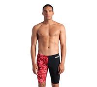 Arena Herren Performance Men's Crackle Swim Jammer Athletic Swimwear Professional Swimsuit Badehose, Schwarz/Team Red, 24