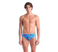 ARENA Herren Performance Men's Funny Prints Collection Mushrooms Athletic Swim Briefs Schwimm-Slips, Blau Multi, 34