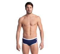 ARENA Herren Performance Men's Icons Solid Low-Waist Shorts Schwimm-Slips, Marineblau/Weiß/Rot, Mehrfarbig, 28