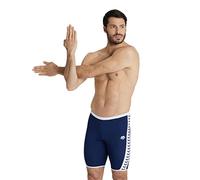 ARENA Herren Performance Men's Icons Solid Swim Jammer Badehose, Marineblau/weißes Logo, 40