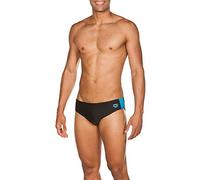 ARENA Herren Ren Schwimm-Slips, Black-Pix Blue-Turquoise, 10