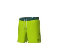 arena Men's Team Stripe Beach Boxer Swim Trunks, Artic Lime-Mangrove, 48