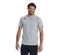 arena Team T-Shirt Unisex Panel S MEDIUM GREY HEATHER