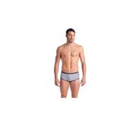 arena icons low waist badeanzug uni grau herren