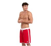 Arena Icons Team Stripe Unisex Bermuda Red-white Größe: S | Badehosen Outlet | Herren | Rot