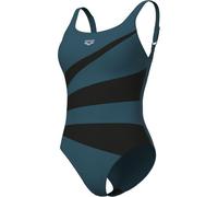 Arena ISABELLA SWIMSUIT WING BACK Damen Badeanzug, dunkelgrau, größe 46