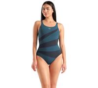 Arena Isabella Wing Back C Damen Badeanzug, grün 40