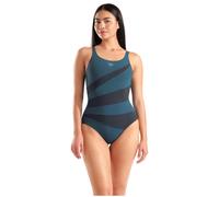 Arena Isabella Wing Back C Damen Badeanzug, grün 42