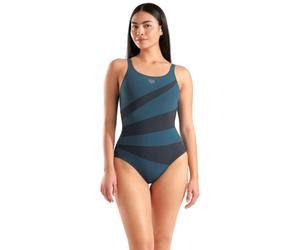 Arena Isabella Wing Back Damen Badeanzug, grün 38