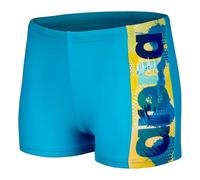 ARENA Jungen Badehose Badeshort Schwimmhose Training Boy Light Tricks Swim Short, Farbe:Blau, Größe:140, Artikel:-850 Turquoise/Multi