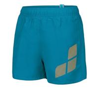 ARENA Jungen Badehose Badeshorts Swimshorts Beachwear Boy's Beach Short Logo, Farbe:Ozeanblau, Größe:140, Artikel:-830 Turquoise-Parrot