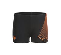Arena Jungen Badehose BRIGHT SWIM SHORT 006721-503 152 Black-Team Orange