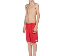 ARENA Jungen Badeshorts Fundamentals Long Bermuda, red/White, 164, 1B360