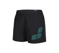 Arena Jungen Boys' Beach Short Logo Swim Trunks, Asphalt-Water, 128 EU