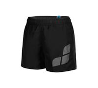 Arena Jungen Boys' Beach Short Logo Swim Trunks, Black-White, 140 EU
