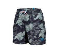 Arena Jungen Boy's Water Prints Beach Boxer Ao Swim Trunks, Asphalt-Multi, 164 EU