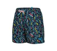 Arena Jungen Boy's Water Prints Beach Boxer Ao Swim Trunks, Navy-Multi, 164 EU