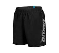 Arena Jungen Fundamentals Logo Jr Boxer Swim Trunks, Black-white, 140 EU