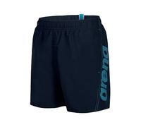 Arena Jungen Fundamentals Logo Jr Boxer Swim Trunks, Navy-Turquoise, 152 EU