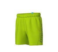 Arena Boy's Fundamentals Logo JR Boxer R Swim Trunks, Artic Lime-Mangrove, 12-13 Jahre