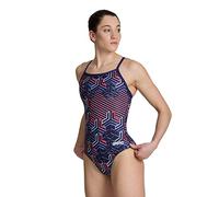 ARENA Kikko Pro Performance Badeanzug Damen Lightdrop Back, Farbe:Blau, Größe:44
