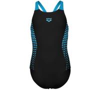 Arena Openings Unisex Kinder Badeanzug, Black/Turquoise, 152