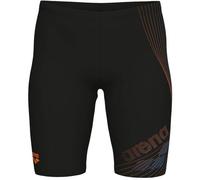 ARENA Kinder Tight B DESIGN SWIM JAMMER (010754) 128 BLACK-TEAM ORANGE-TURQUOISE