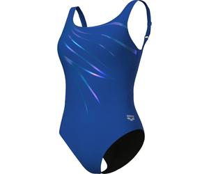 Arena Lili Squared Back Damen Badeanzug, blau 46