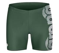 Arena Feel Graphic Swim Mid Jammer Badehose grau grün - 80
