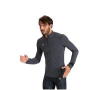 Arena M Thermal H/z Long Sleeve Black Melange-silver Größe: S | Sportshirts Outlet | Herren | Schwarz