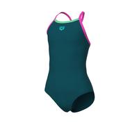 Arena Mädchen Badeanzug GIRLS ARENA SWIMSUIT LIGHT DR 005919-696 128 Deep Teel-Shocking Pink-Verbena
