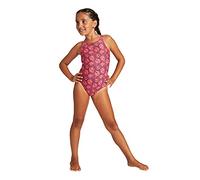 ARENA Mädchen G Meryl Jr One Piece Swimsuit, Hibiscus Multi, 164 EU