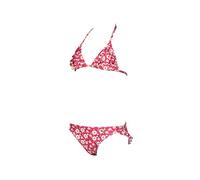 Arena Mädchen Girls' Bikini Triangle Allover Zweiteilig, Freak Rose Multi, 10-11 anni