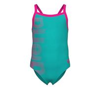 ARENA Mädchen Girls' Logo Infant Toddler and Kids Athletic One Piece Sleeveless Swimsuit Badeanzug, Water/Freak Rose, 5T