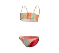 Arena Mädchen Girls' Water Print Bandeau Bikini, Multistripes, 152 EU