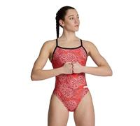 Arena Mädchen Performance Girls’ Hydrangea Bouquet Team Print Challenge Back Bathing Suit Badeanzug