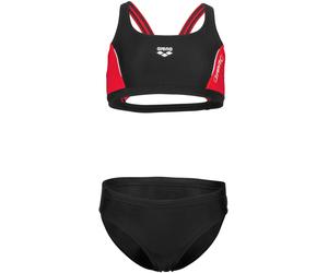 Arena Mädchen Thrice Two Pieces Bikini schwarz-rot-weiß 152