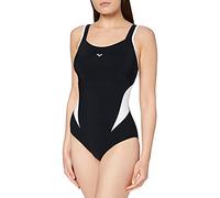 ARENA Makimurax Einteiliger Badeanzug Damen B-Cup, Figurformender Bodylift Schwimmanzug, Powermesh-Technologie und Chlorbeständiger Sensitive-Fit-Stoff