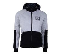 Arena Man Hoodie Full Zip Light Grey Melange Größe: S | Sportjacken Outlet | Herren | Grau