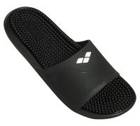 Arena Badeschuhe Marco Unisex – gepolstert mit Massagesohle, rutschfest Schwarz EU 45