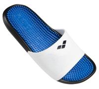 Arena Unisex Massage Badesandale Marco Sportsandale, White-Cyan-Black, 37 EU