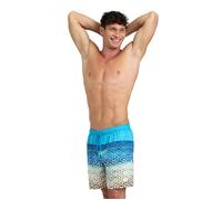 Arena Men's Beach Boxer Placed Sand&sea Turquoise Größe: L | Badehosen Outlet | Herren | Cyan