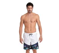 Arena Men's Fun Planet Bermuda Panel White-black-multi Größe: M | Badehosen Outlet | Herren | Weiß