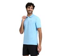 Arena Men's Poloshirt Solid Cotton Piquet Aqua-navy Größe: S | Poloshirts Outlet | Herren | Cyan