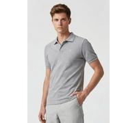 Arena Men's Poloshirt Solid Cotton Piquet Medium Grey Heather-whit Größe: S | Poloshirts Outlet | Herren | Grau