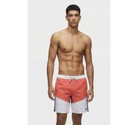 Arena Men's Team Stripe Bermuda Panel White-calypso Coral-bl Größe: XL | Badehosen Outlet | Herren | Weiß