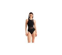 Arena - Women's Mesh Angle Swimsuit Vent Back B - Badeanzug, Gr. S 36, schwarz (Black)